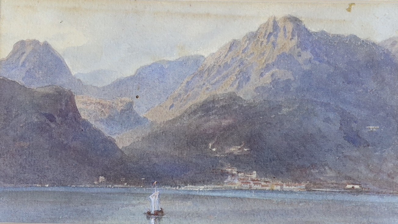 Louis Laurent Razé (1805-1872), two watercolours, 'Near Avignon', signed and dated 1868, 24 x 37cm, together with another smaller example